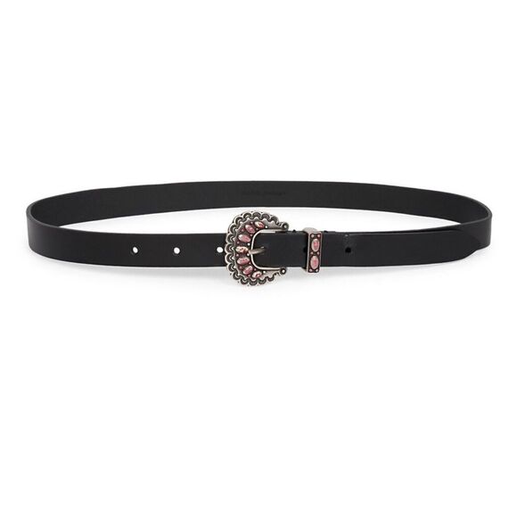 Isabel Marant Temoia Shell Buckle Leather Belt size 75/30” - Picture 1 of 11
